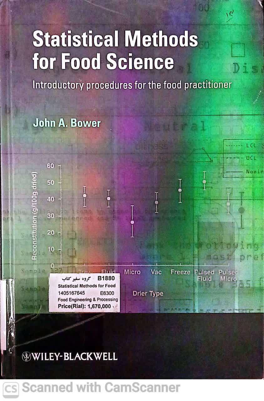 STATISTICAL METHODS FOR FOOD SCIENCE