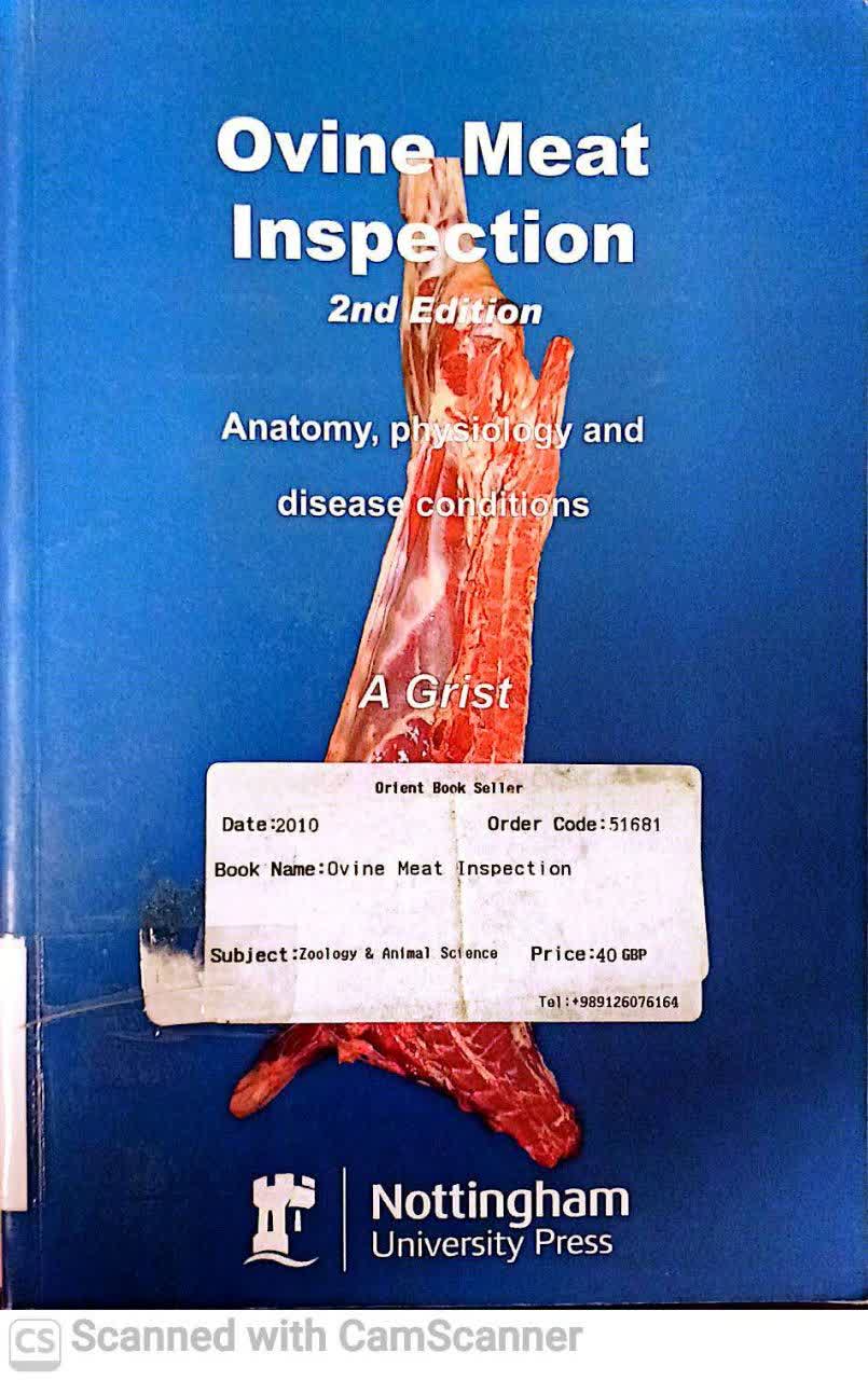  OVINE MEAT INSPECTION 2ND EDITION