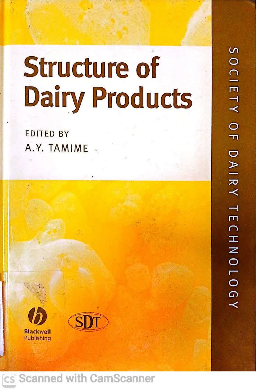 STRUCTURE OF DAIRY PRODUCTS