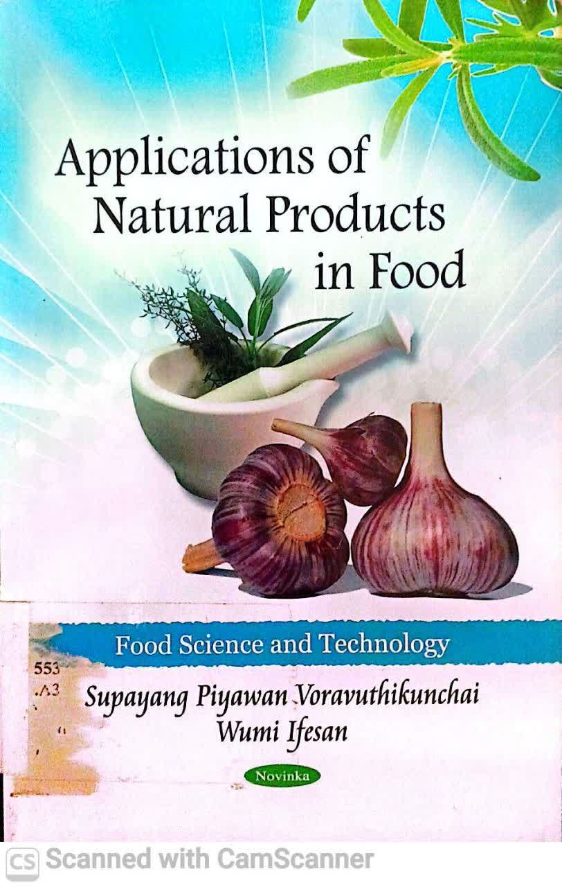 APPLICATIONS OF NATURAL PRODUCTS IN FOOD