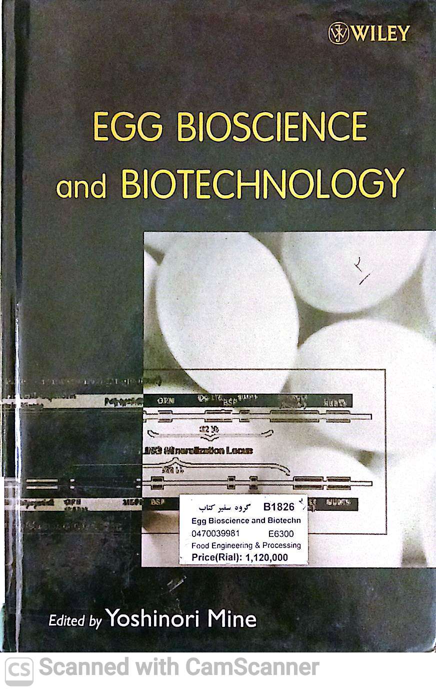 EGG BIOSCIENCE AND BIOTECHNOLOGY